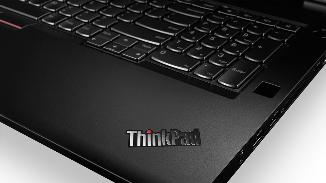 Lenovo ThinkPad P71 Keyboard Fingerprint Reader Detail