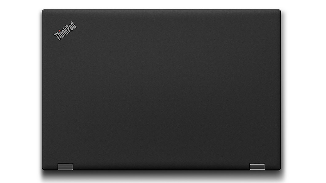 Vue d’en haut du portable ThinkPad P73