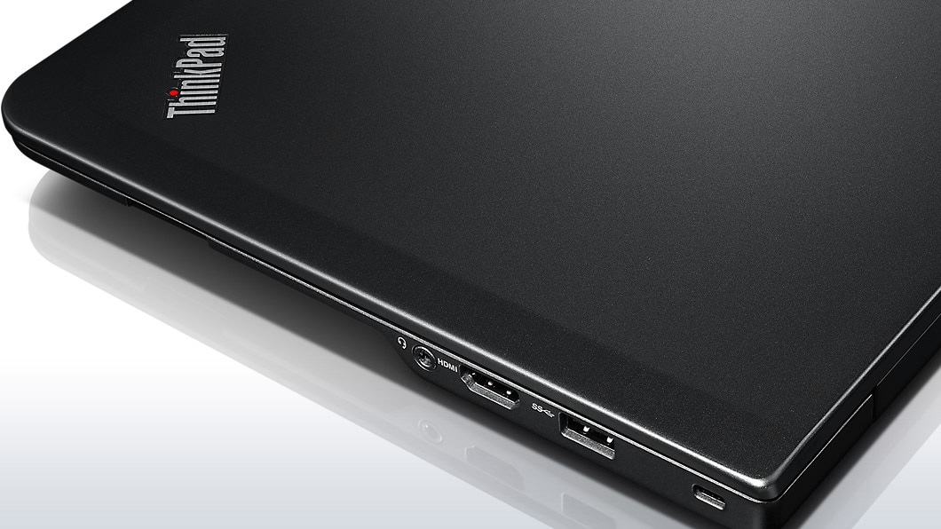Lenovo laptop ThinkPad S440 Gunmetal cover detail
