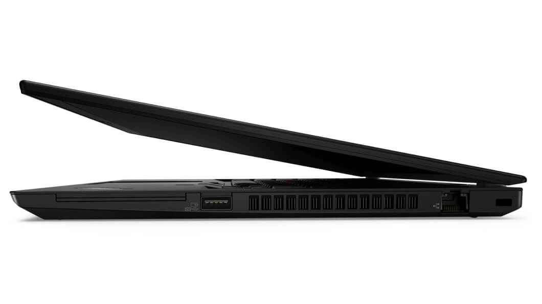 Vue latérale du Lenovo ThinkPad T14 (AMD) 