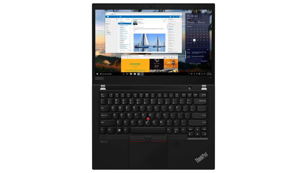Lenovo ThinkPad T14 (AMD) top view