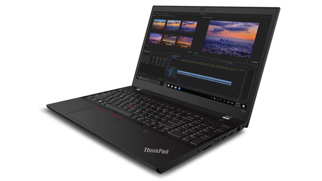 Lenovo ThinkPad T15p set skråt fra højre
