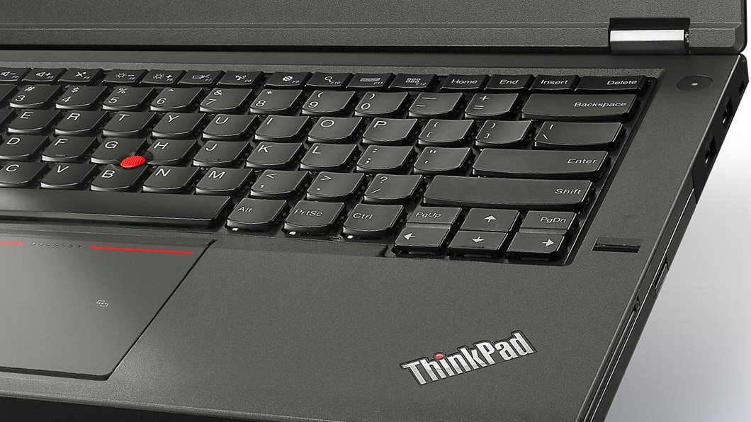 Lenovo ThinkPad T440p Keyboard Right Side Angle Detail