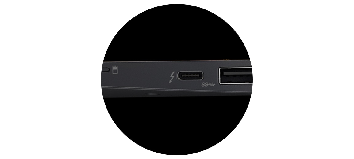 Lenovo ThinkPad T470s Thunderbolt Port Detail