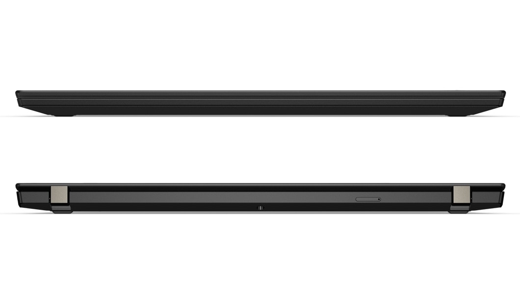 Lenovo ThinkPad T480s - Side-on view, showing the laptop's thinness