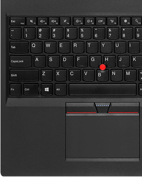 El teclado de la ThinkPad T560
