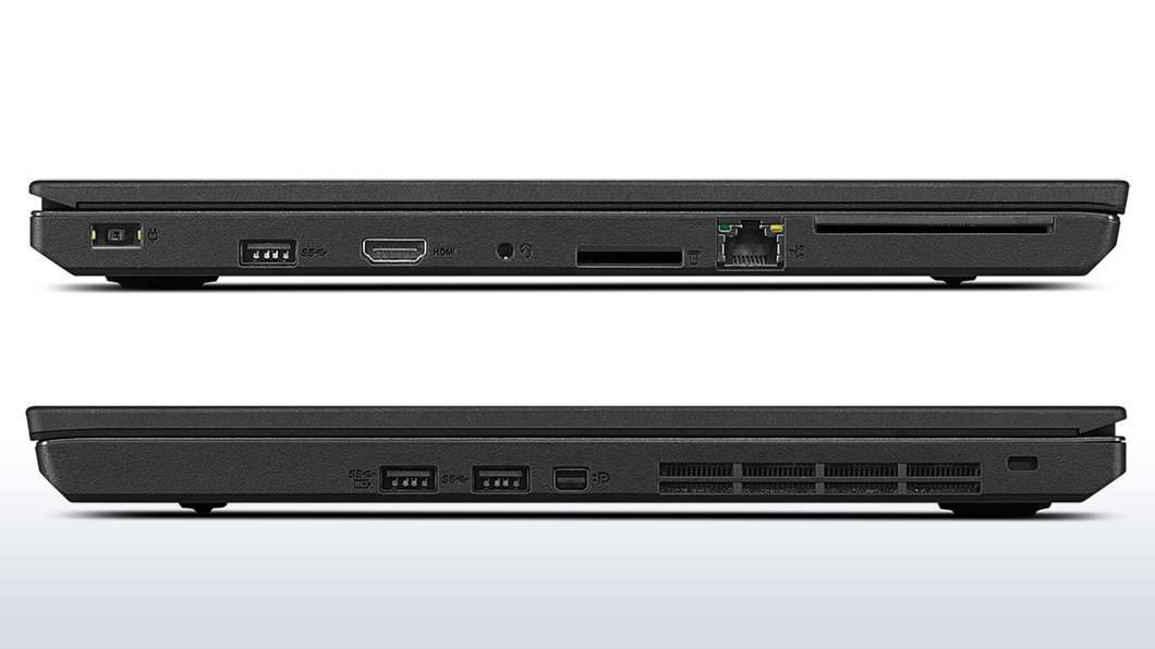 Lenovo ThinkPad T560 Left and Right Side Ports Detail