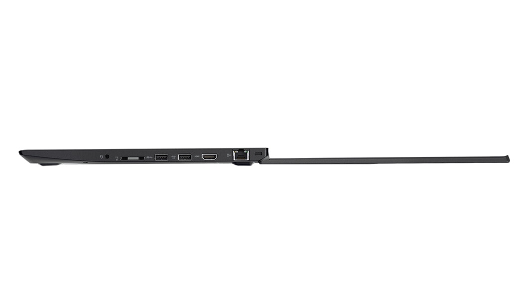Lenovo Thinkpad T570 Right Side View Open 180 Degrees