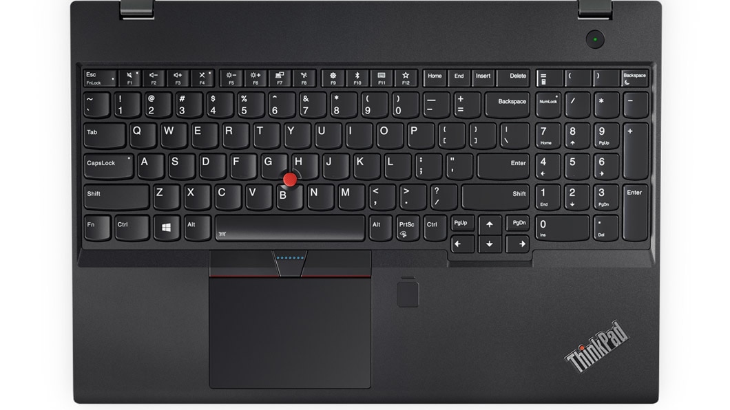 Lenovo Thinkpad T570 Keyboard View