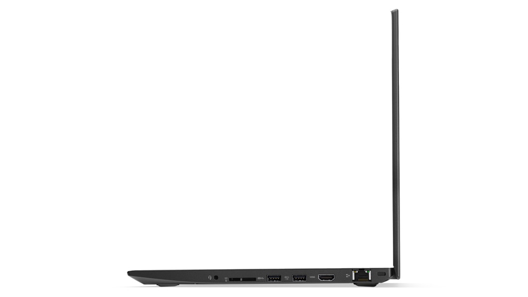 Lenovo Thinkpad T570 Right Side View Open 90 Degrees