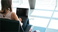 A woman using the Lenovo ThinkPad X1 Carbon 7th Gen thumbnail