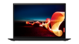 Thumbnail: Front facing Lenovo ThinkPad X1 Carbon Gen 9 laptop showing gorgeous display with thin bezels.