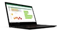 Diagonal-left Front-facing ThinkPad X1 Extreme open 90 degrees
