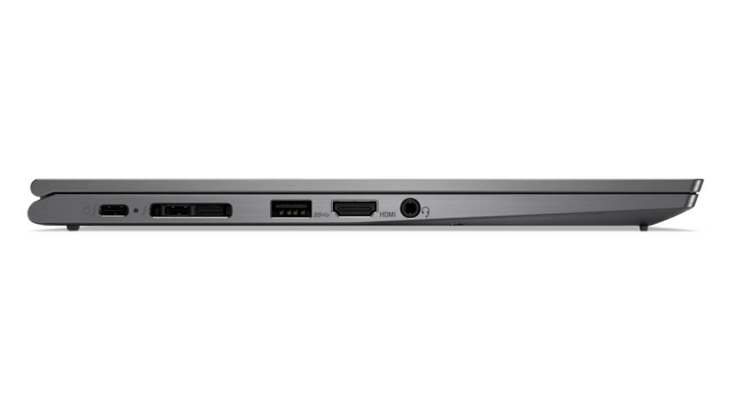 Notebook 2-in-1 Lenovo ThinkPad X1 Yoga di quinta generazione, vista laterale sinistra con coperchio chiuso - galleria fotografica 7