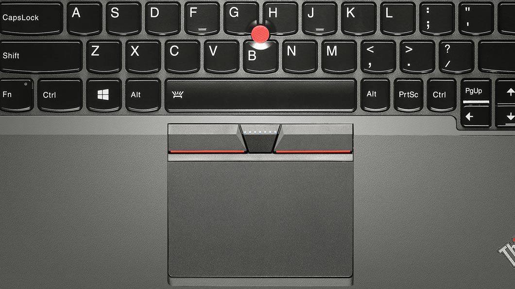 Lenovo ThinkPad X250 Trackpad and TrackPoint Detail