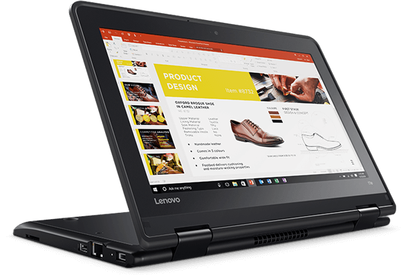 Lenovo ThinkPad Yoga 11e in Stand Mode