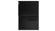 Lenovo V145 (14) laptop open 180 degrees, back view.  Thumbnail.