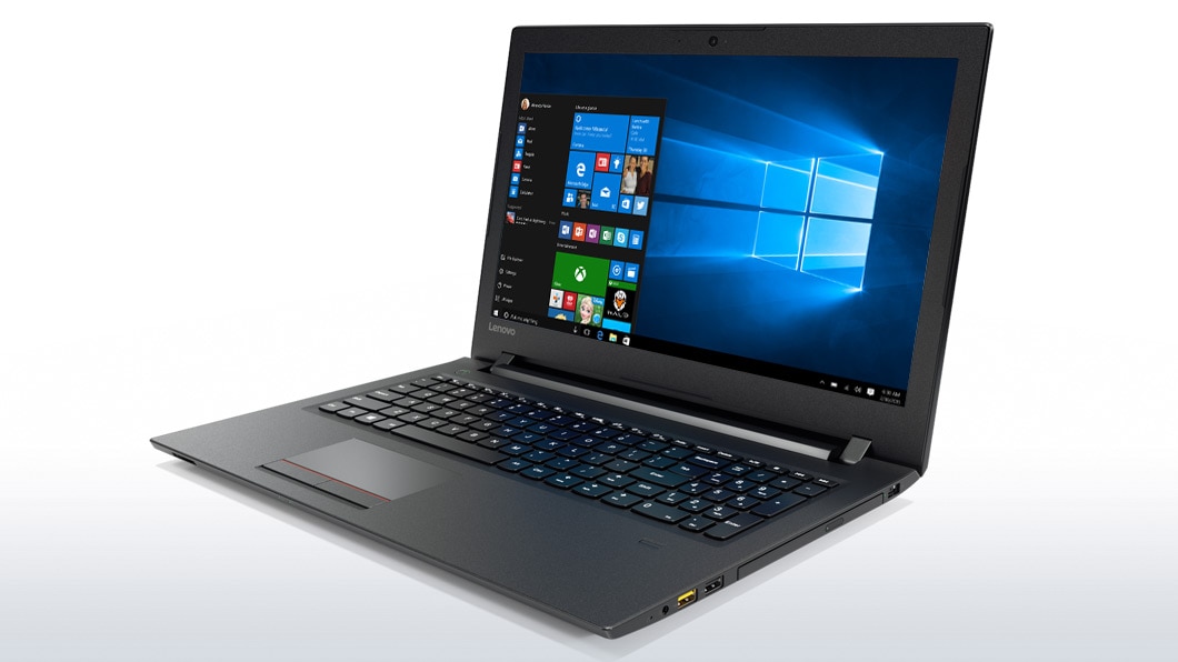 Lenovo V510 (15) front right side view featuring Windows 10