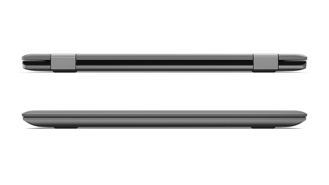 Lenovo Yoga 330 2-in-1 laptop, front and back views, closed