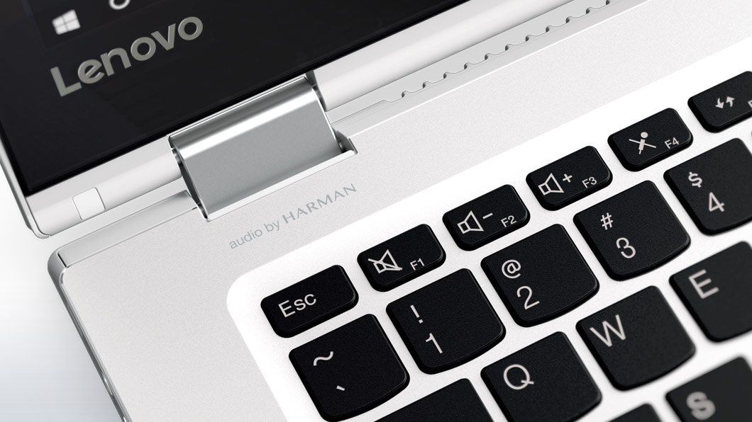 Lenovo Yoga 510, Harman audio logo detail