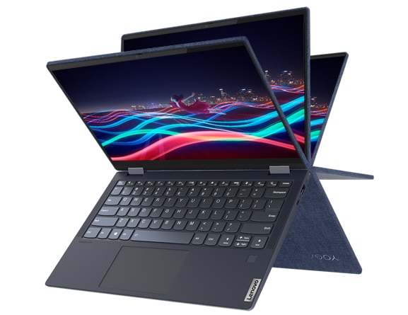 Yoga 6 Gen 6 (13″ AMD) Abyss Blue in all four positions