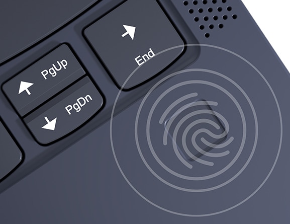 Yoga 6 Gen 6 (13″ AMD) Abyss Blue fingerprint reader