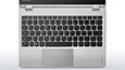 Lenovo Yoga 710 in silver, overhead view of keyboard thumbnail