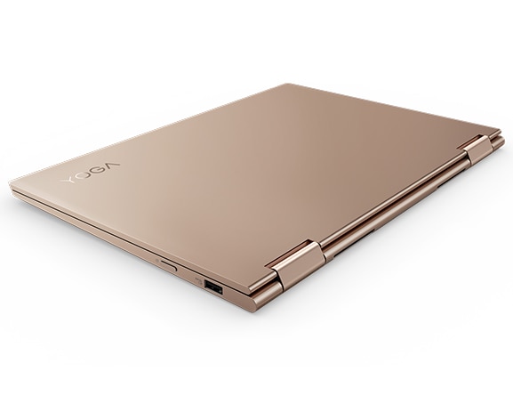 Lenovo Yoga 730 (13) laptop, copper model, hinge
