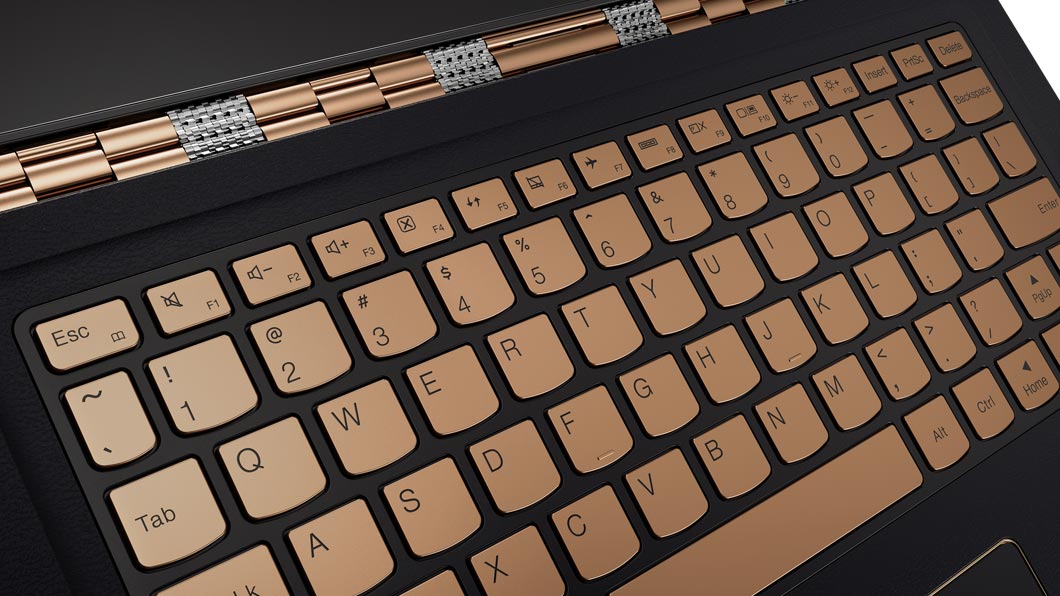 Lenovo YOGA 900s  Keyboard, Gold