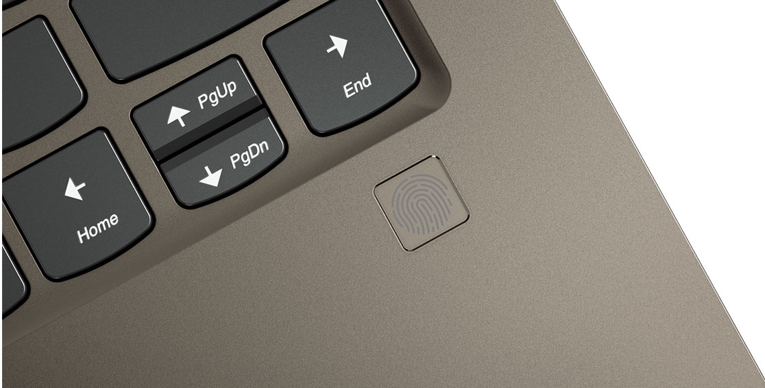 Lenovo Yoga 920 (13) fingerprint reader detail