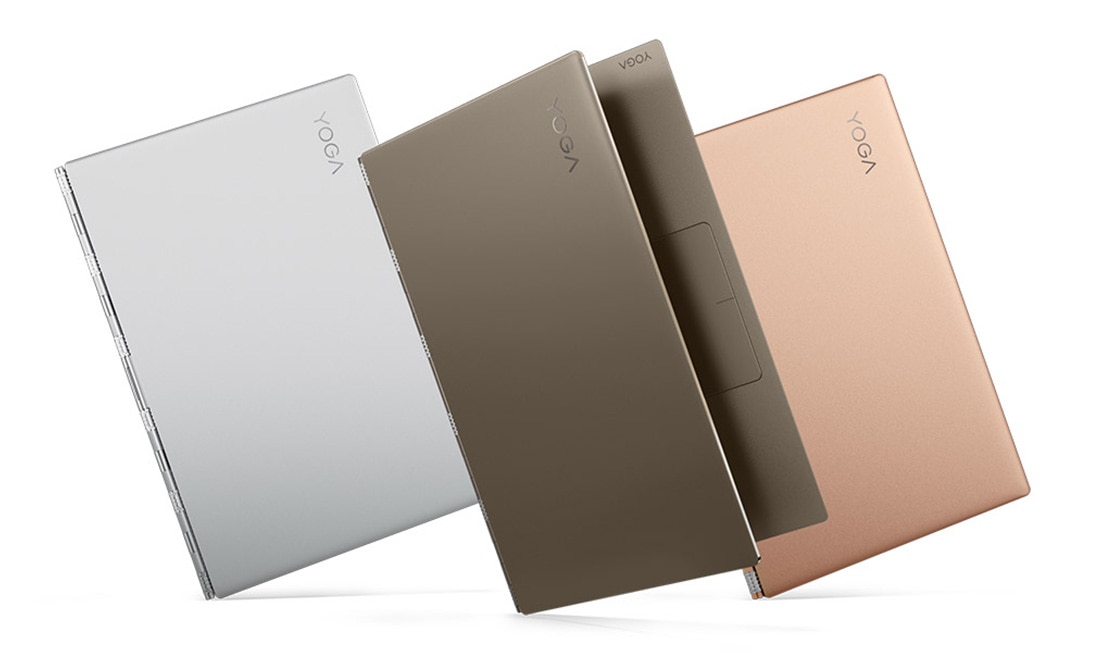 Lenovo Yoga 920 (13) in copper, bronze, and platinum