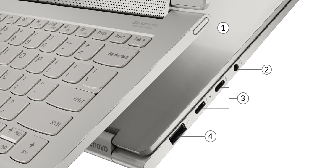 Порты и разъемы ноутбука Lenovo Yoga 9i (14)