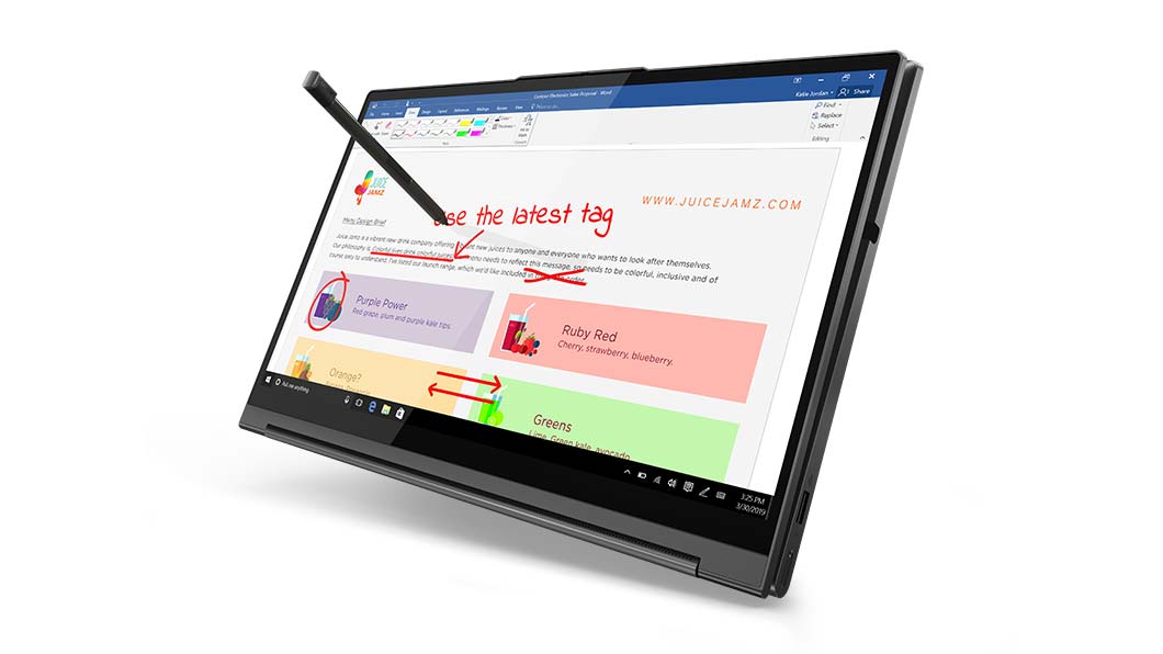 Digital penn på Lenovo Yoga C940 15