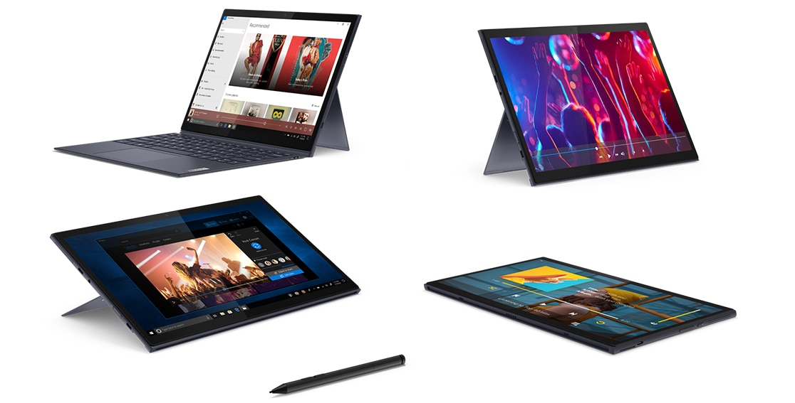 Yoga Duet 7i Gen 6 (13″ Intel) Slate Grey, unparalleled versatility in laptop mode or tablet mode, with digital pen