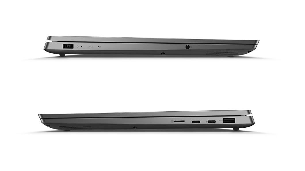 Left and right side view of two closed Lenovo Yoga S740 (15) 