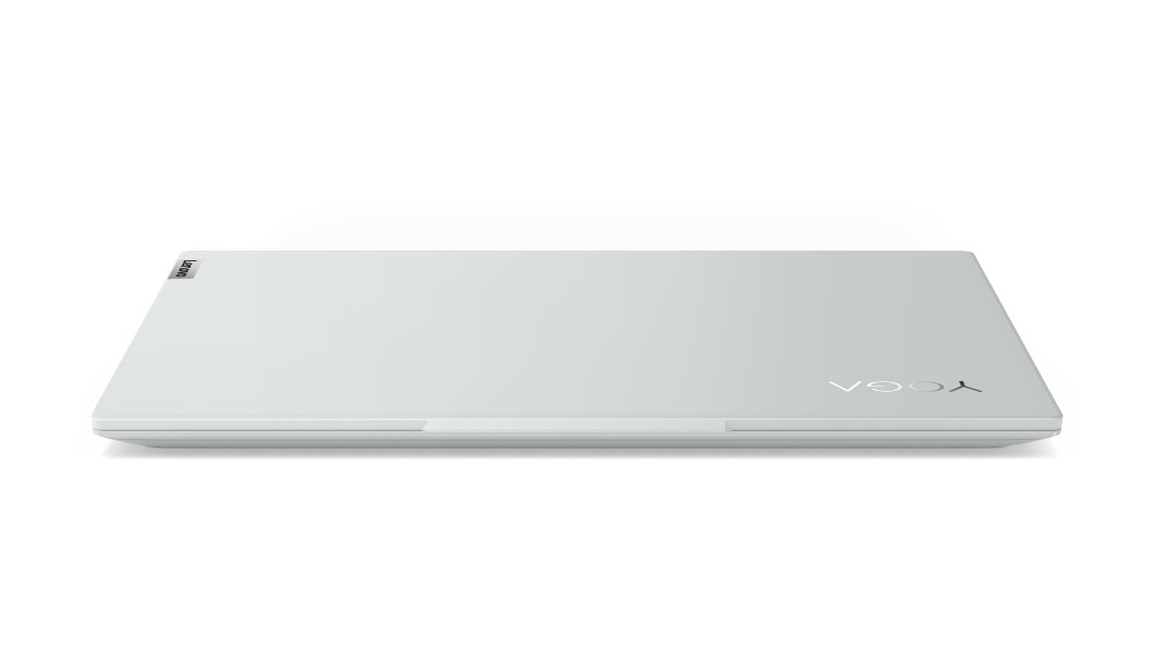 Yoga Slim 7 Carbon Gen 6 (14'' AMD), Cloud Grey, vista frontal con la tapa cerrada