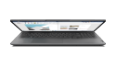 Yoga Slim 7 Pro Gen 6, Storm Grey, top slightly open, screen on, facing front