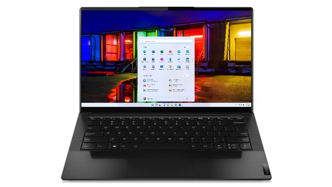 Lenovo Yoga Slim 9i bärbar dator sedd framifrån