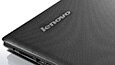 Lenovo Z40 in black, top cover logo detail thumbnail