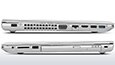 Lenovo Z40 in white, left and right side ports detail view thumbnail