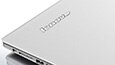 Lenovo Z40 in white, top cover logo detail thumbnail