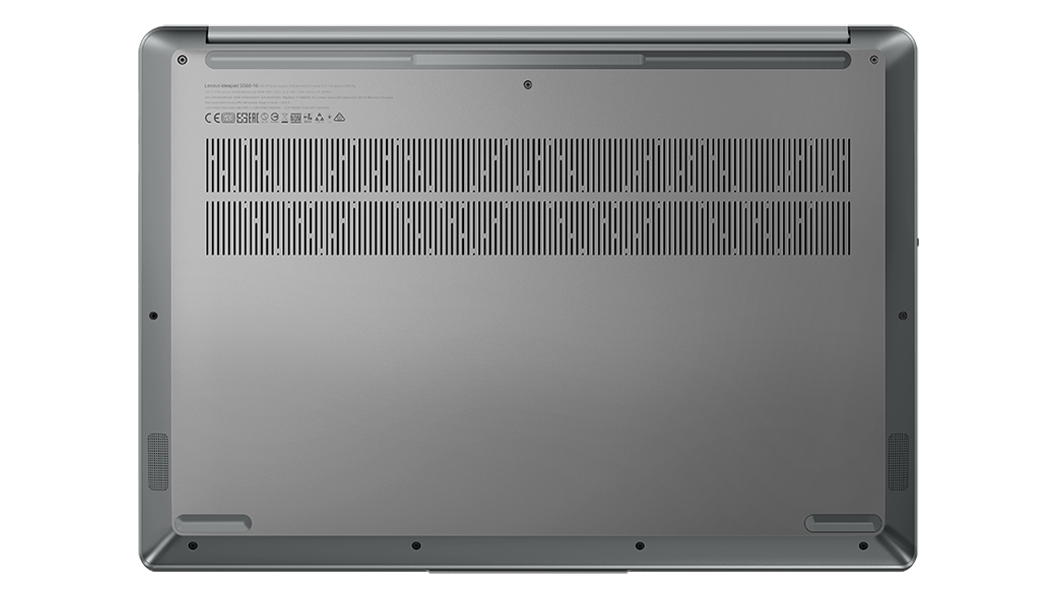 Lato inferiore del notebook Lenovo IdeaPad 5i Pro di settima generazione da 40,64 cm (16