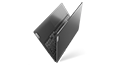 16 inch Lenovo IdeaPad 5i Pro Gen 7 laptop open like a book floating on its spine.