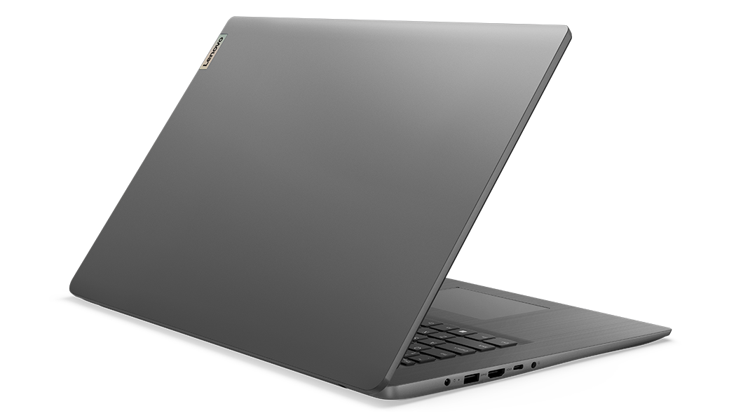 Arctic Grey IdeaPad 3i Gen 7 laptop facing right