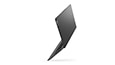 Rear angle view of the black Lenovo IdeaPad 5 (15) laptop