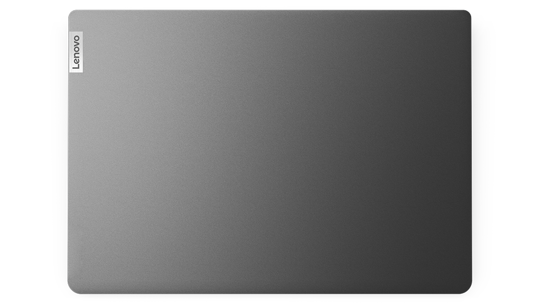 Bovenklep van 16'' Lenovo IdeaPad 5 Pro Gen 7-laptop in Storm Grey.