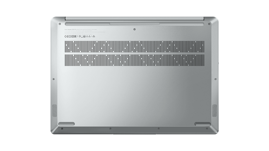 Vista inferior de la laptop Lenovo IdeaPad 5 Pro 6ta Gen 16” AMD