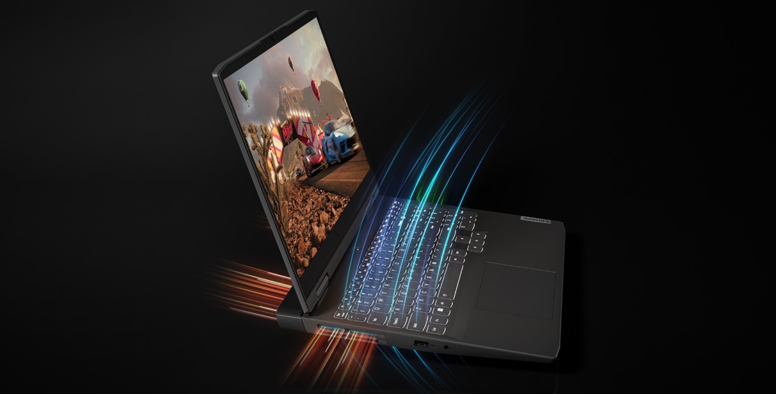 IdeaPad Gaming 3i Gen 7 has next-gen cooling technology with improved air intake.