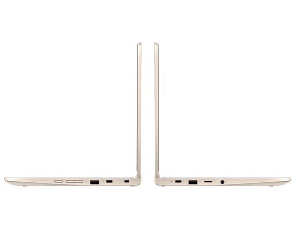 Imagen de ambos perfiles de la computadora portátil Lenovo Chromebook IdeaPad Flex 3i de 11.6” (Intel)