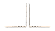 Left and right view of two Lenovo IdeaPad Flex 3i Chromebook (11) in Almond color